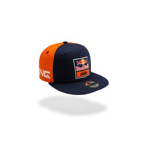 Otroška kapa KTM Flat Cap modro-oranžna