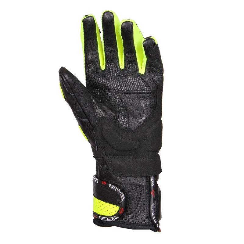 Ženske motoristične rokavice RSA RX-1 black-fluo rumena razprodaja