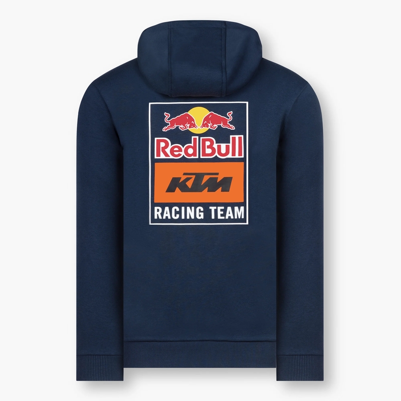 KTM Backprint Zip Hoodie modra