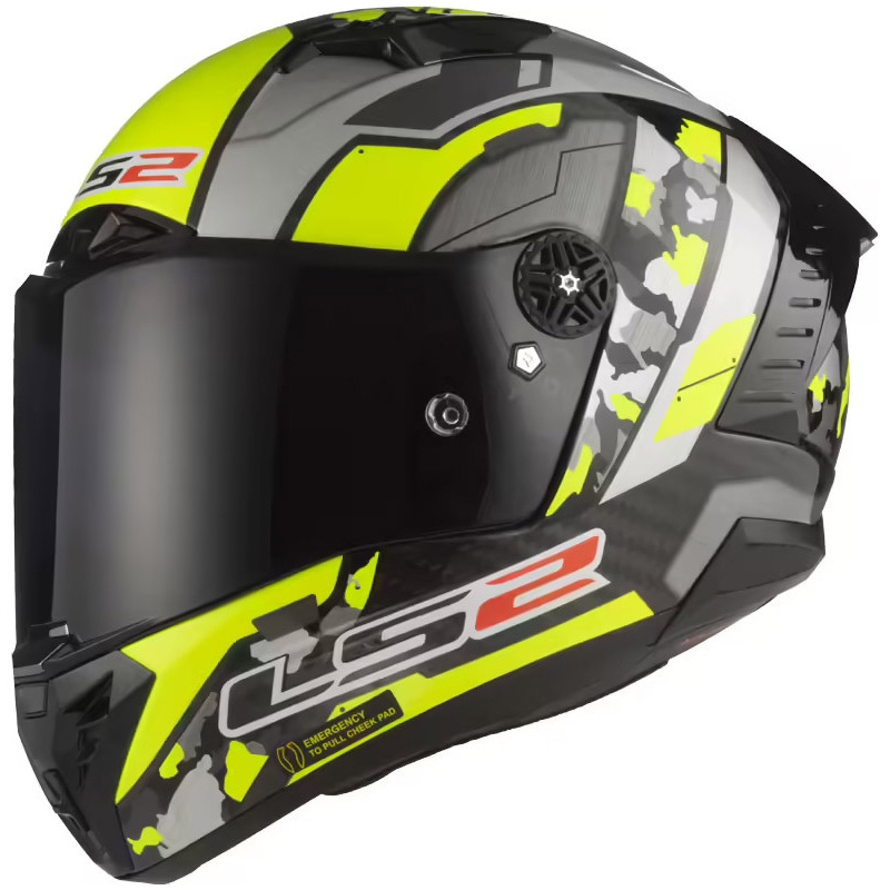 Integrální přilba na motorku LS2 FF805 Thunder Carbon Space fluo žluto-šedá
