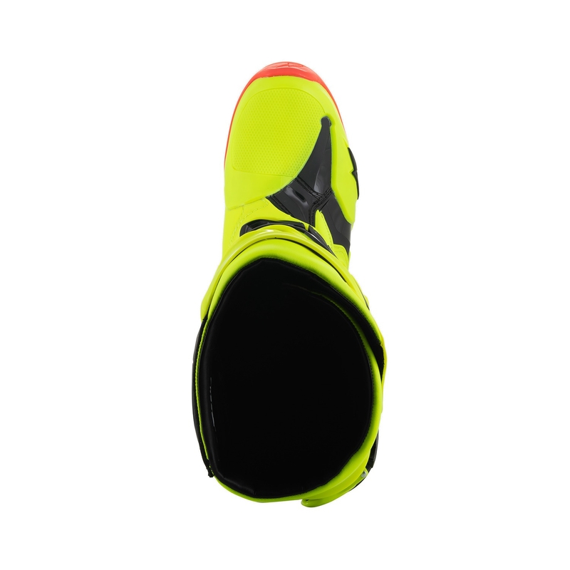 Moto škornji Alpinestars Tech 10 rumeni fluo-črni-rdeči fluo
