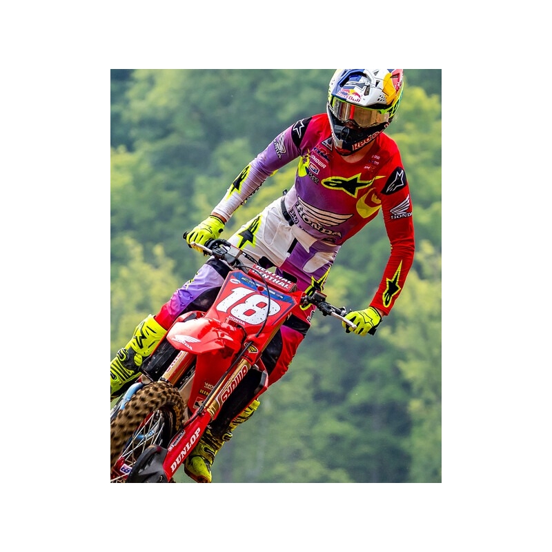 Moto škornji Alpinestars Tech 10 rumeni fluo-črni-rdeči fluo