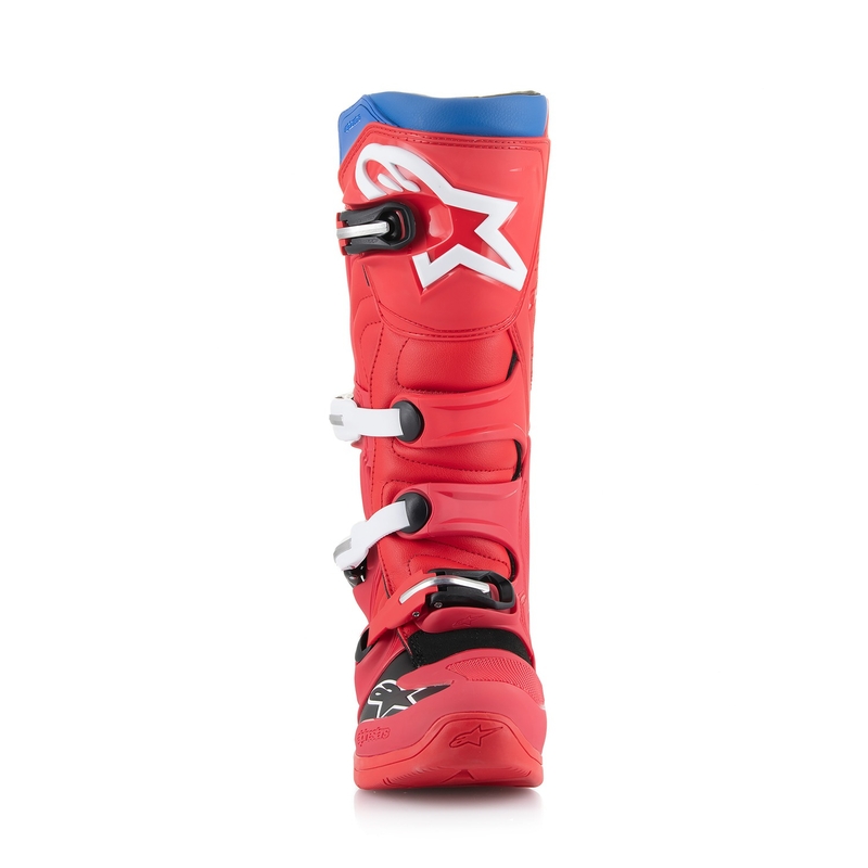 Moto škornji Alpinestars Tech 5 rdeče-modro-belo-črno