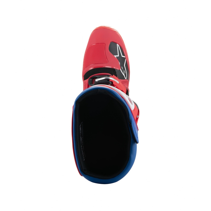 Moto škornji Alpinestars Tech 5 rdeče-modro-belo-črno