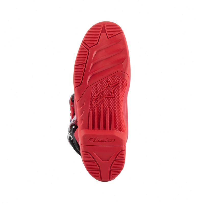 Moto škornji Alpinestars Tech 5 rdeče-modro-belo-črno