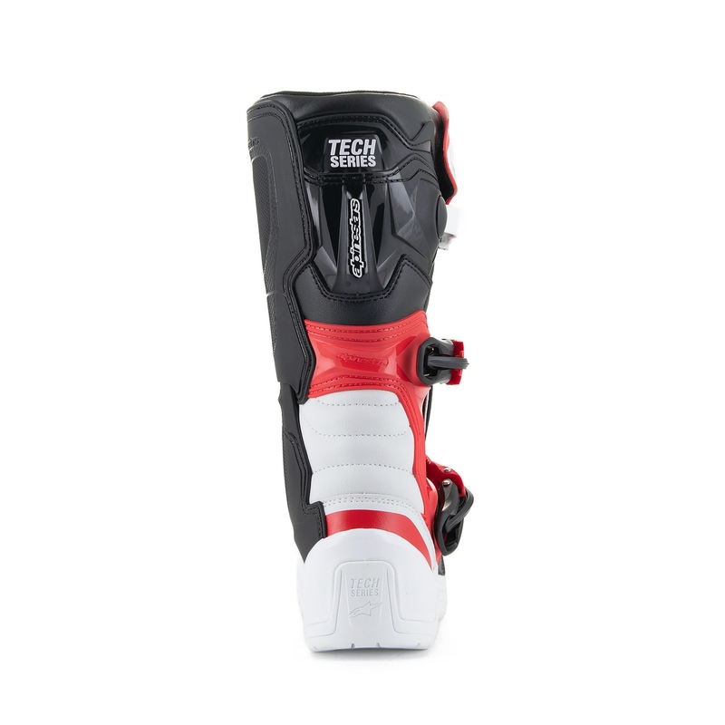 Alpinestars Tech 3S Youth White-Black-Red Otroški motoristični škornji