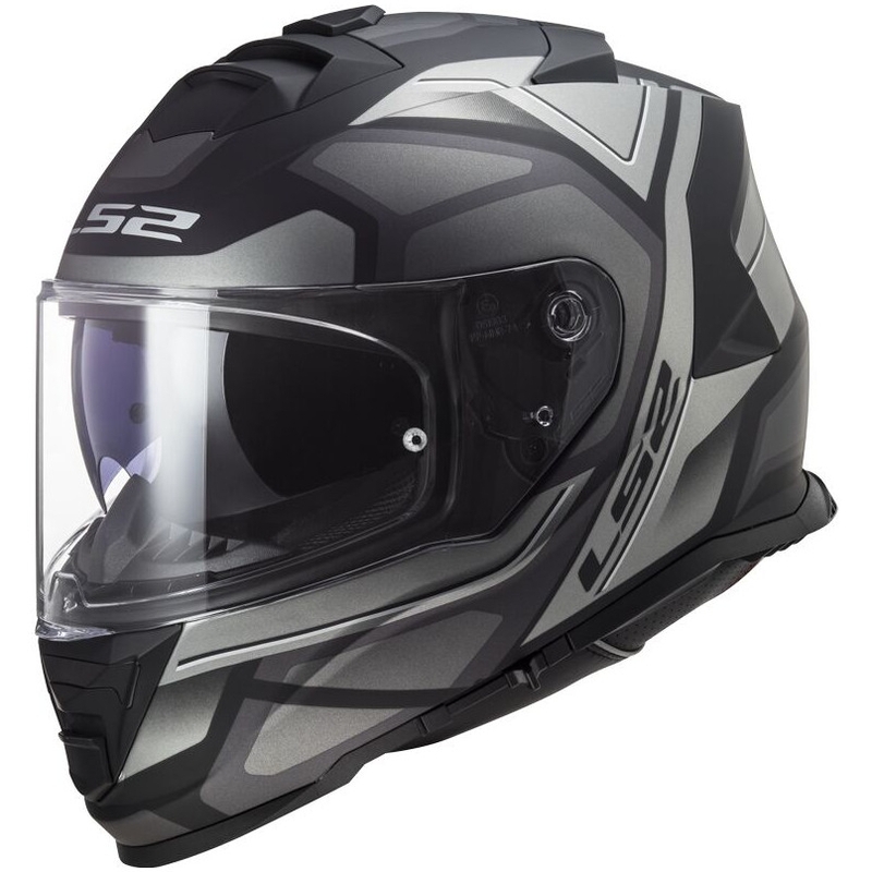 LS2 FF800 Storm II Faster integralna motoristična čelada titan mat