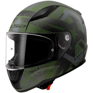 Integrální helma na motorku LS2 FF353 RAPID II Thunderbirds zelená matná
