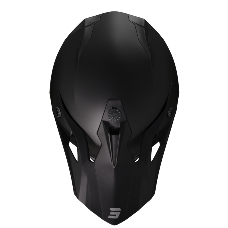 Motokros čelada Shot Pulse Solid 2.0 black matte