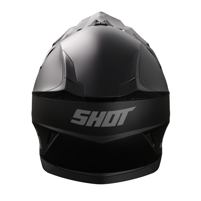 Motokros čelada Shot Pulse Solid 2.0 black matte