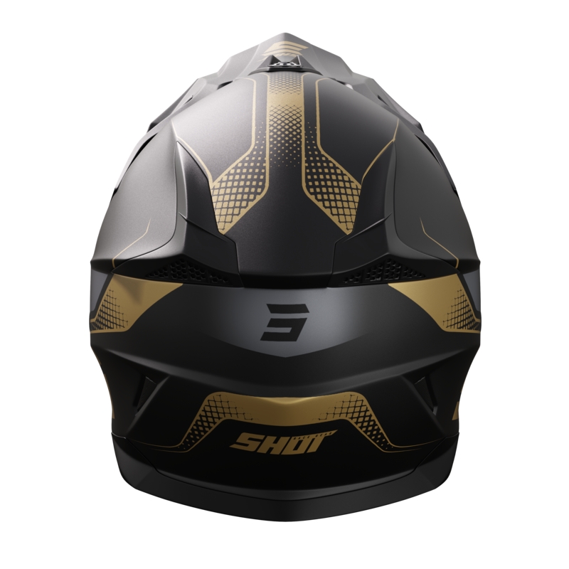 Shot Pulse Edge motokros čelada zlata mat razprodaja
