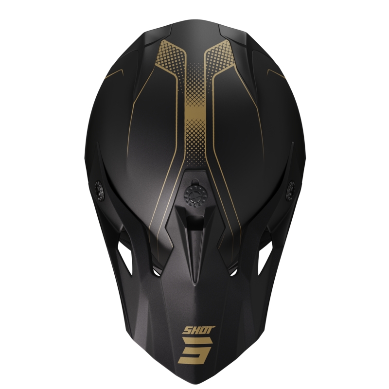 Shot Pulse Edge motokros čelada zlata mat razprodaja