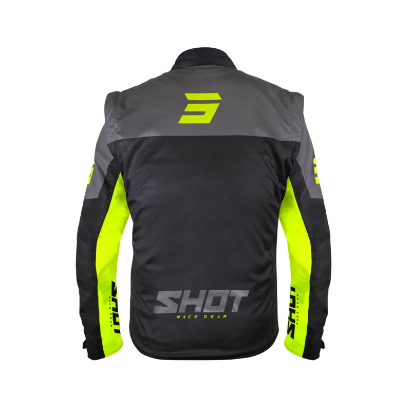 Softshell jakna Shot Softshell Lite black-fluo yellow