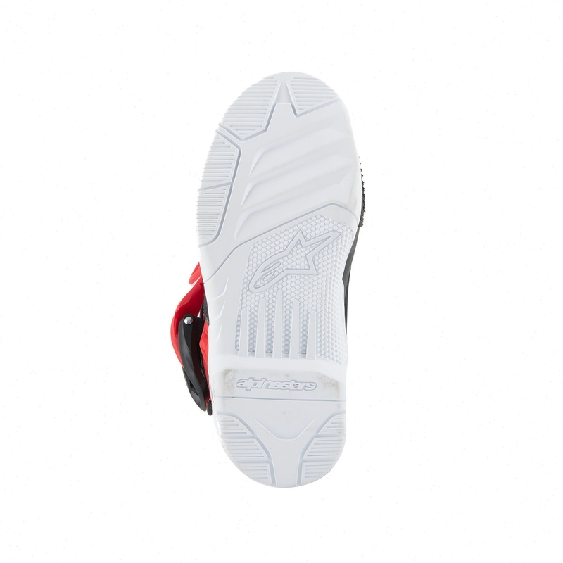Otroški moto škornji Alpinestars Tech 3S črno-belo-rdeči