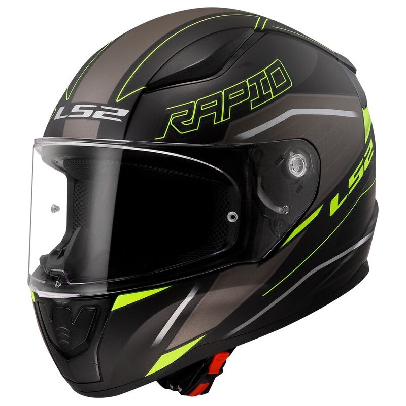 Integralna motoristična čelada LS2 FF353 RAPID II Rokku črno-rumena