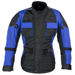 Otroška motoristična jakna Roleff črno-modra