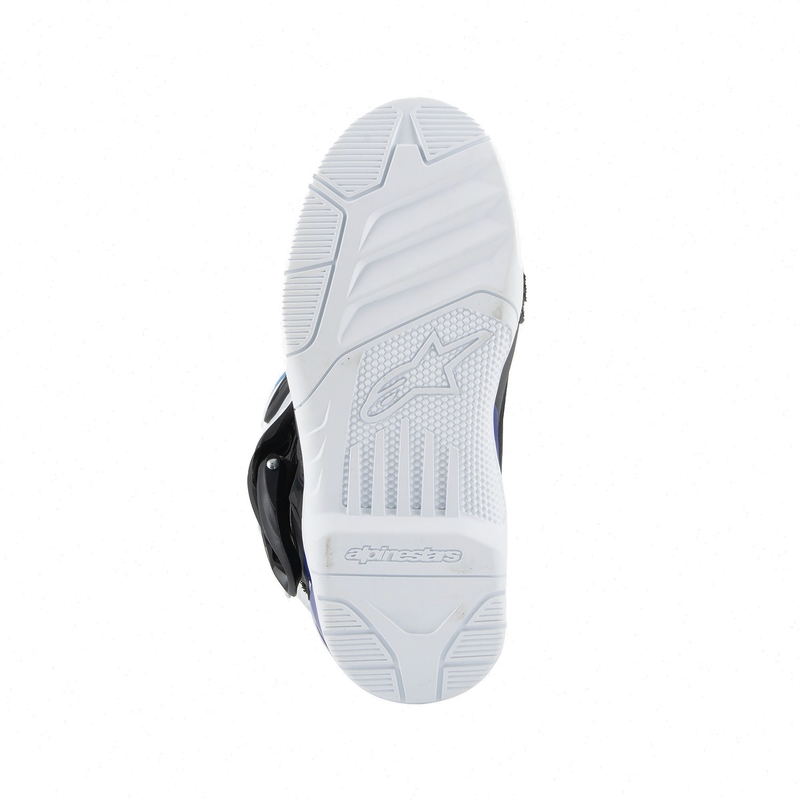 Otroški moto škornji Alpinestars Tech 3S belo-črno-modri