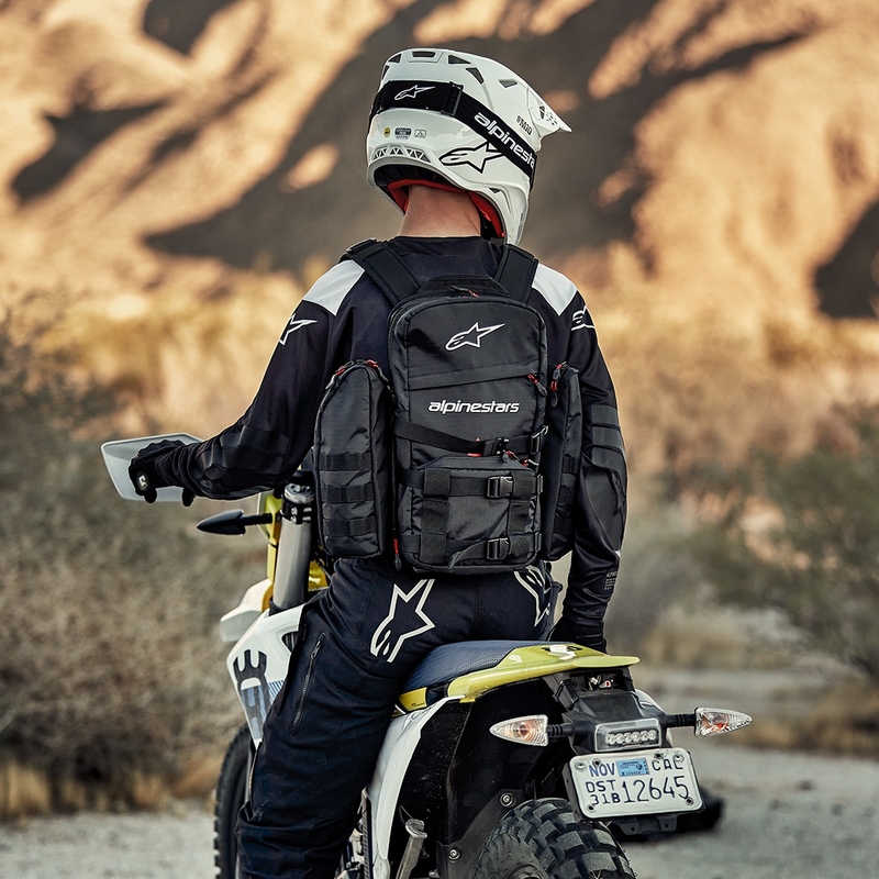 Taktični nahrbtnik Alpinestars Techdura črno-bel 9 l