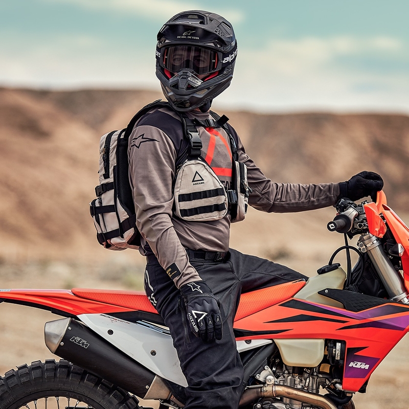 Nahrbtnik Alpinestars Techdura Tactical sivo-črn 9 l