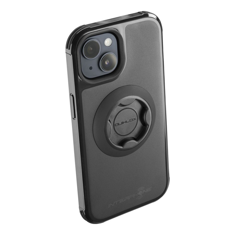 Zaščitni ovitek Interphone QUIKLOX Tetraforce - Apple iPhone 15 črn