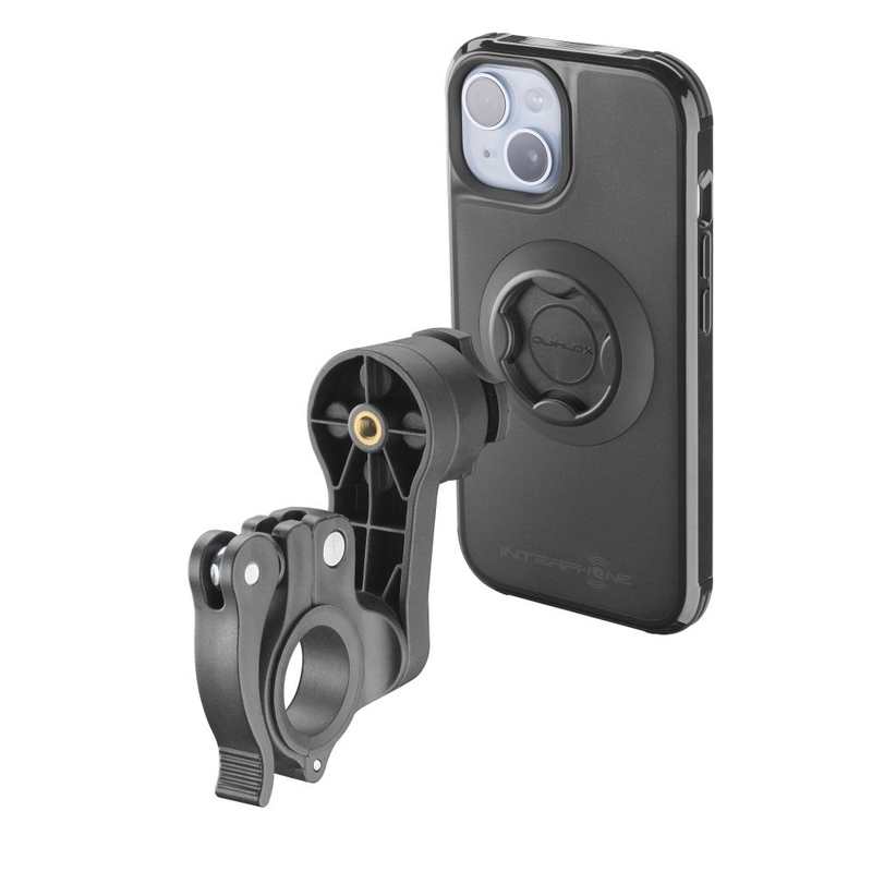 Zaščitni ovitek Interphone QUIKLOX Tetraforce - Apple iPhone 15 črn