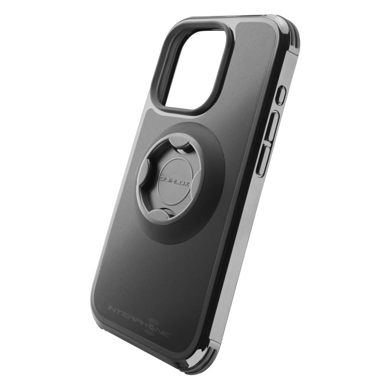 Zaščitni ovitek Interphone QUIKLOX Tetraforce - Apple iPhone 15 Pro Max črn