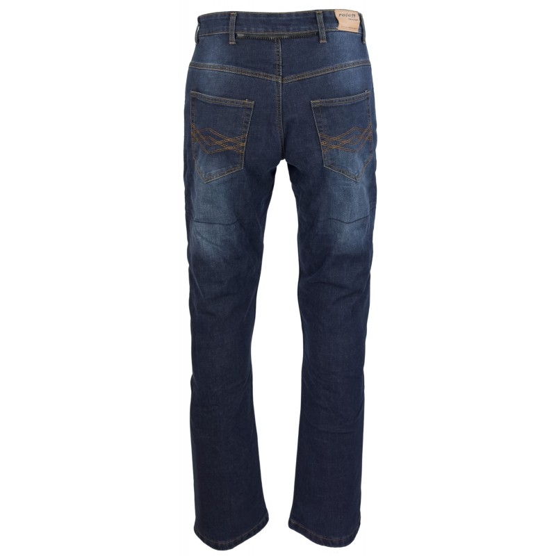 Motoristične kavbojke Roleff Aramid blue