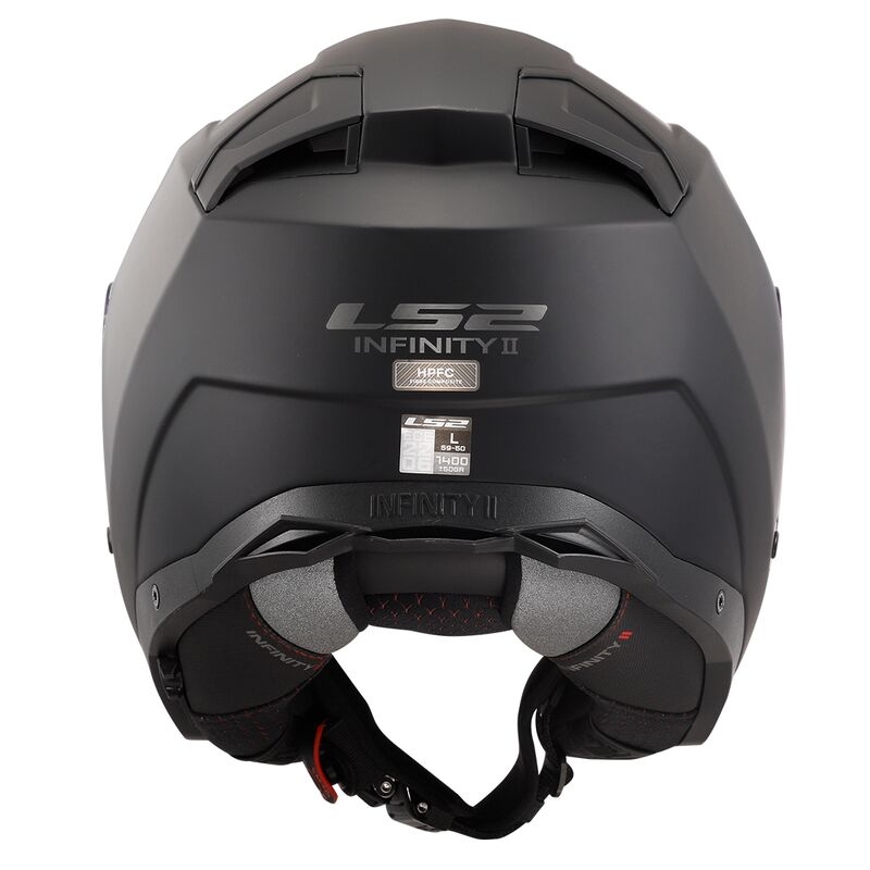 Otevřená helma na motorku LS2 OF603 Infinity II Solid černá matná