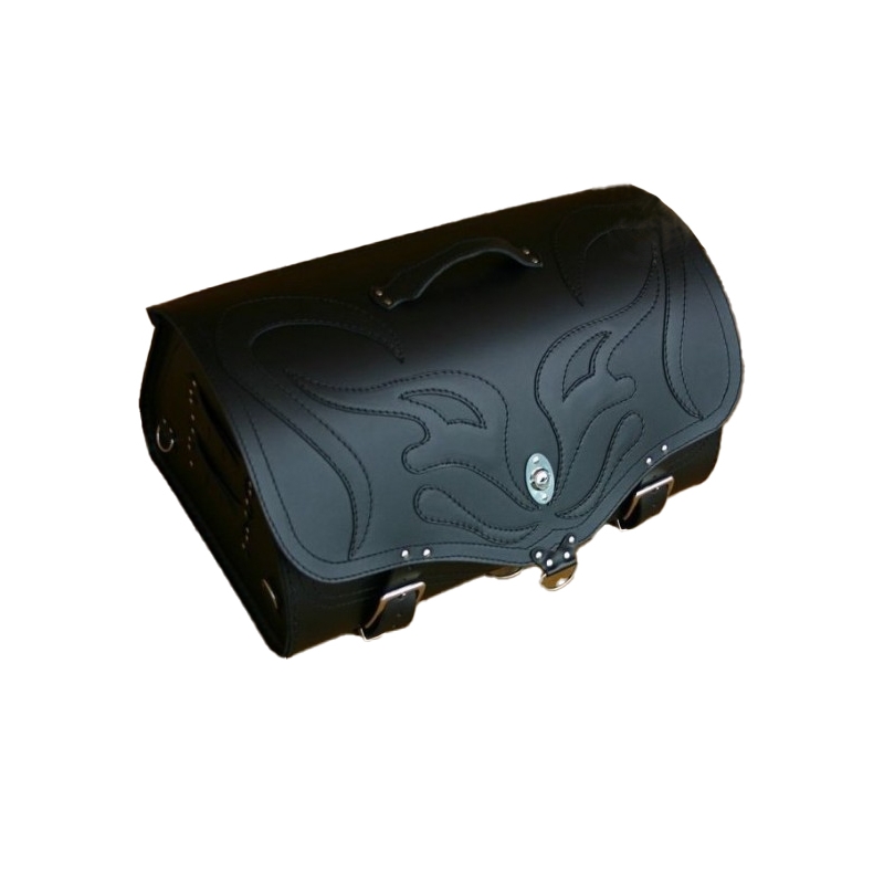 RSA K22 Black Demon črna 42 l usnjena torba za motorno kolo