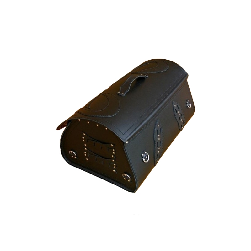 RSA K22 Black Demon črna 42 l usnjena torba za motorno kolo