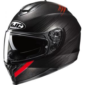 Integrální helma na motorku HJC C70N Sway MC1 červeno-černá