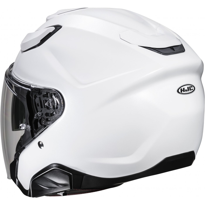 Odprta motoristična čelada HJC F31 Solid pearl white