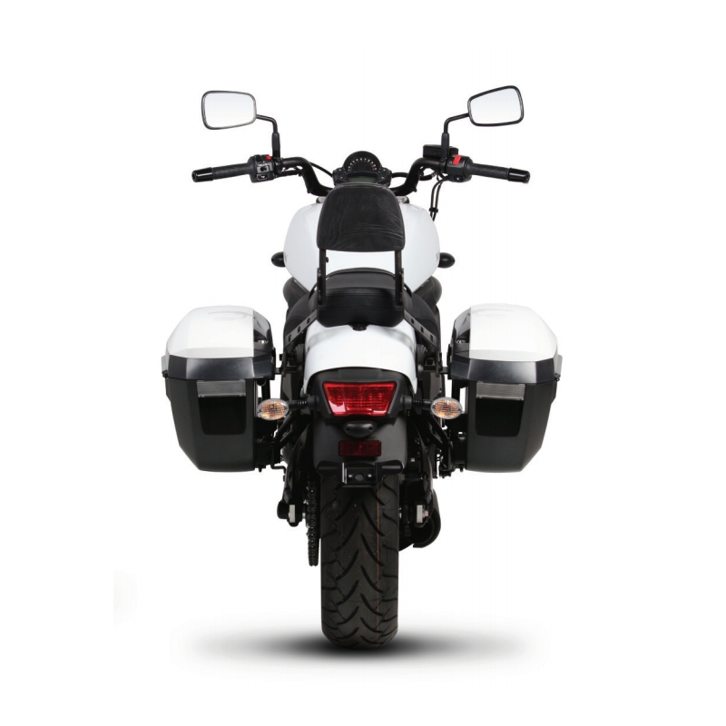 Boční kufry na motorku SHAD SH23 černý - II. jakost