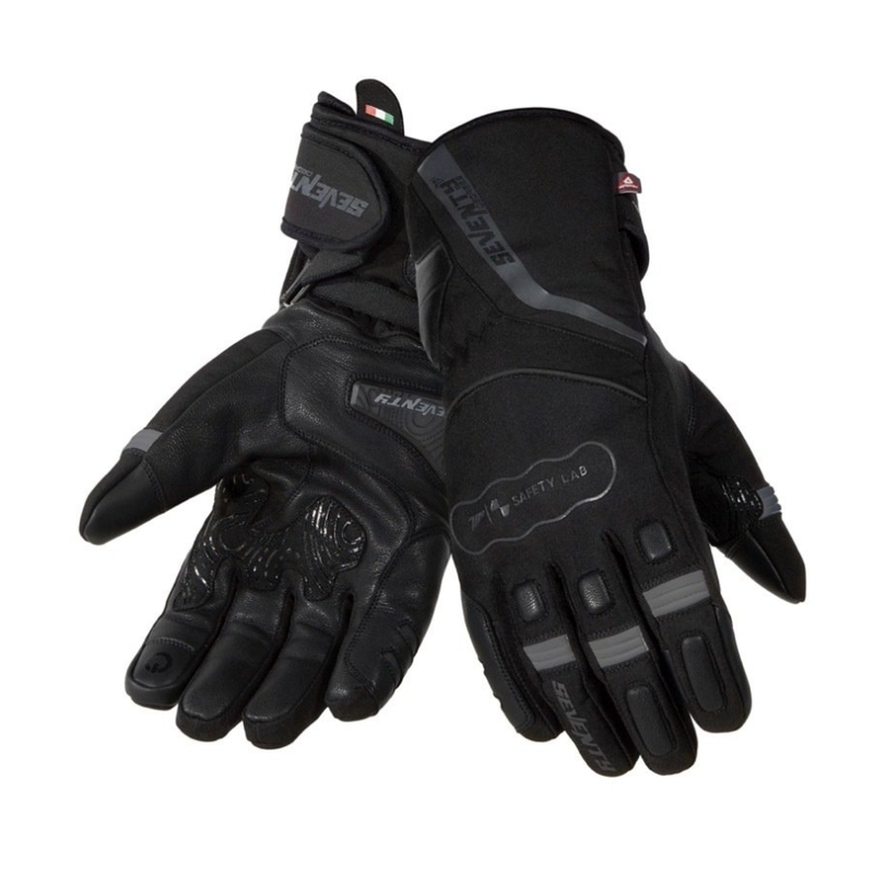 Motoristične rokavice SEVENTY DEGREES SD-T7 black-grey