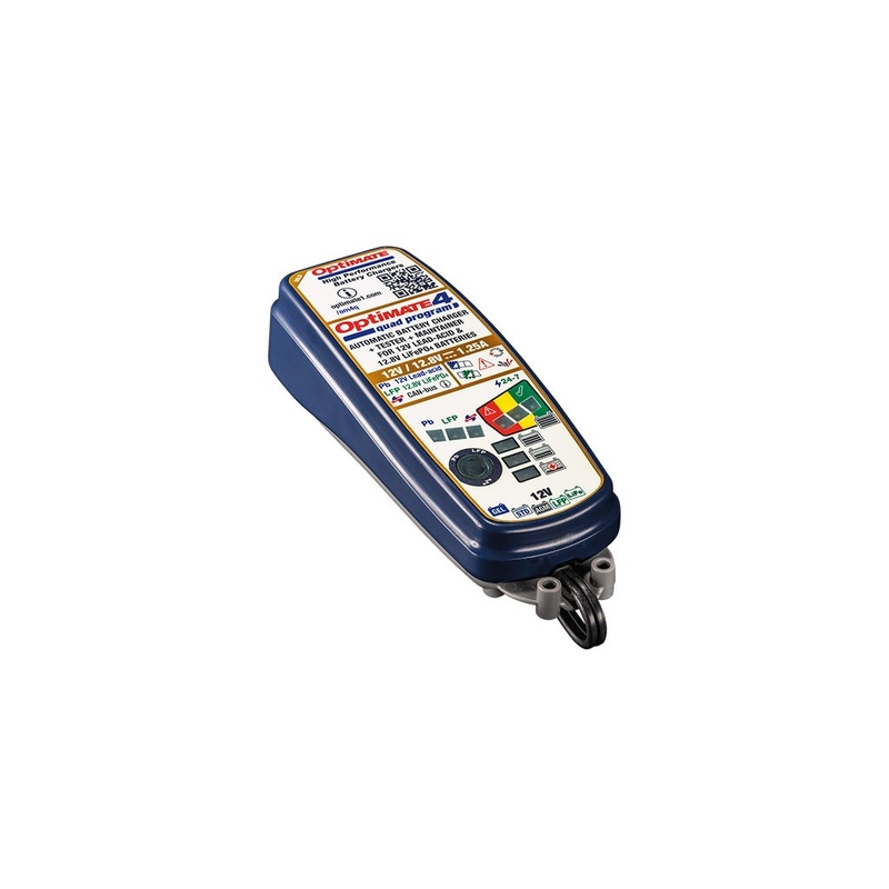Nabíječka baterií TecMate- Optimate 4 QUAD PROGRAM CAN-BUS PREMIUM12V/12.8-1.25A