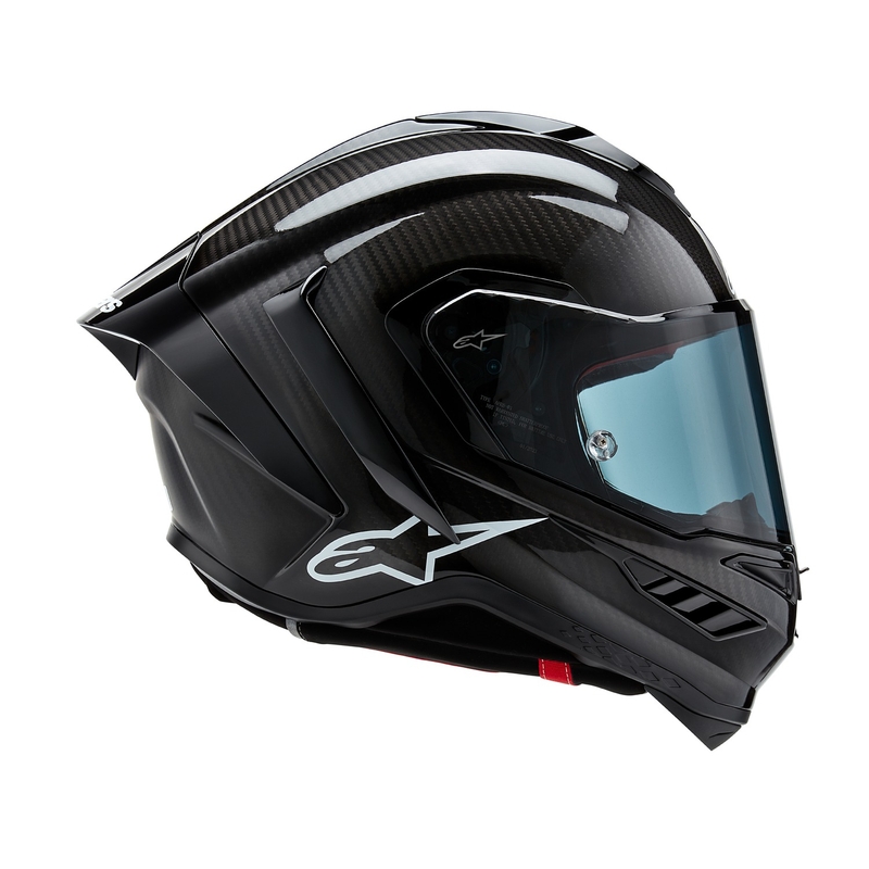 Celoobrazna motoristična čelada Alpinestars Supertech R-10 Solid karbonsko črna