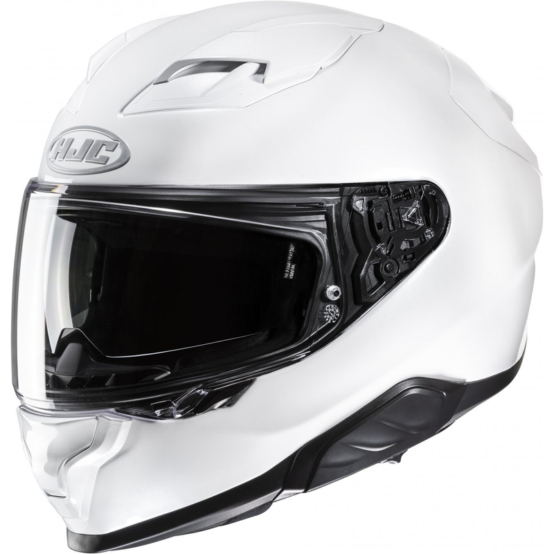 Integralna motoristična čelada HJC F71 Solid biserno bela
