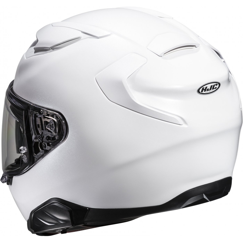 Integralna motoristična čelada HJC F71 Solid biserno bela