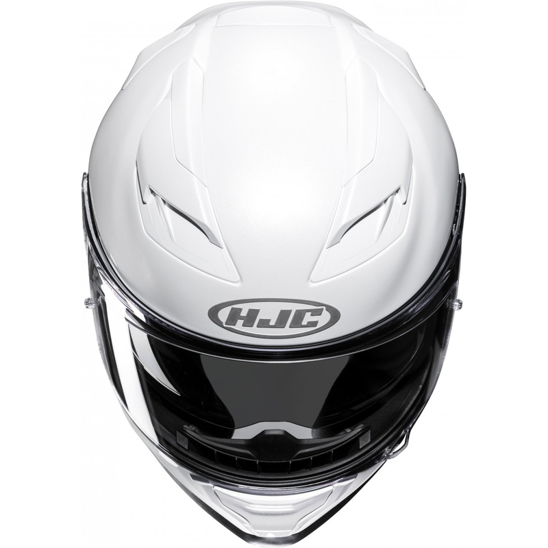 Integralna motoristična čelada HJC F71 Solid biserno bela