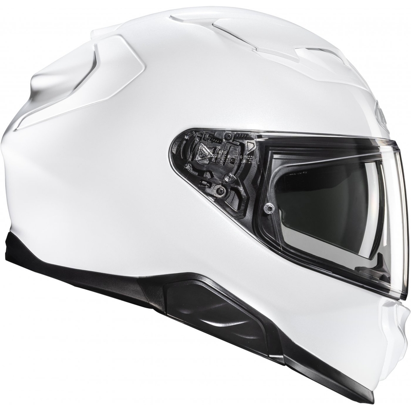 Integralna motoristična čelada HJC F71 Solid biserno bela
