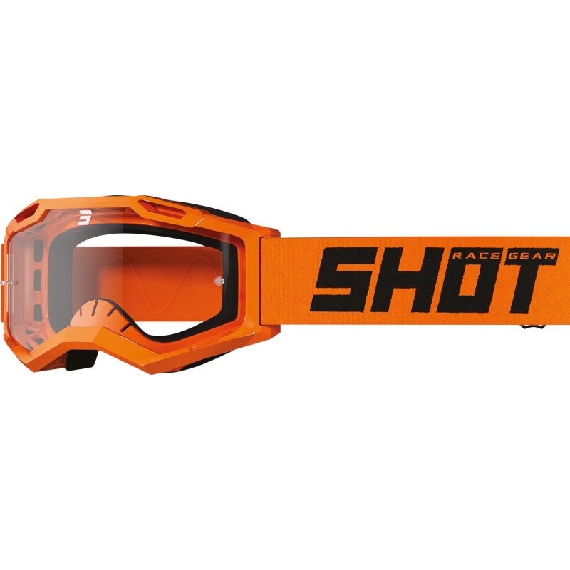 Otroška motokros očala Shot Rocket Kid 2.0 oranžna (prozoren pleksi)