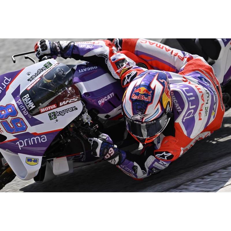 Celoobrazna motoristična čelada Alpinestars Supertech R-10 Team karbonska fluo rdeče-modro-bela mat