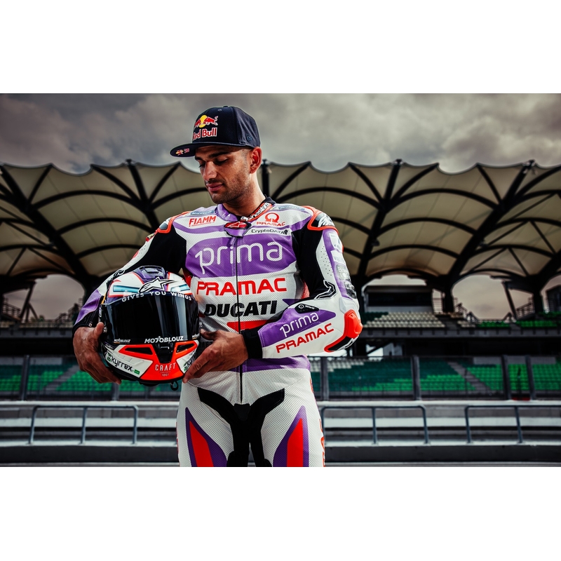Celoobrazna motoristična čelada Alpinestars Supertech R-10 Team karbonska fluo rdeče-modro-bela mat
