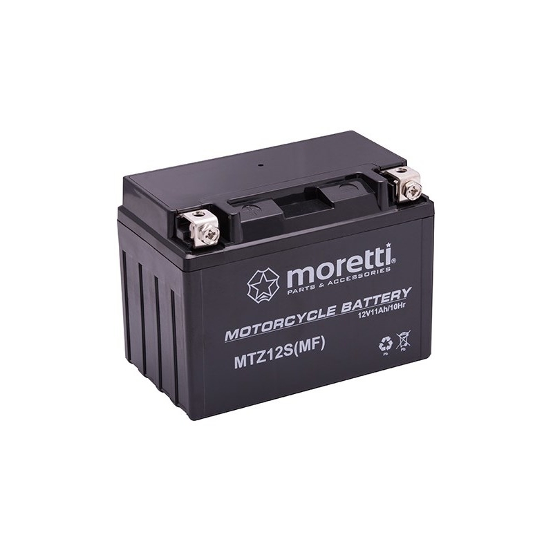 Gelska baterija brez vzdrževanja Moretti MTZ12S, 12V 10Ah
