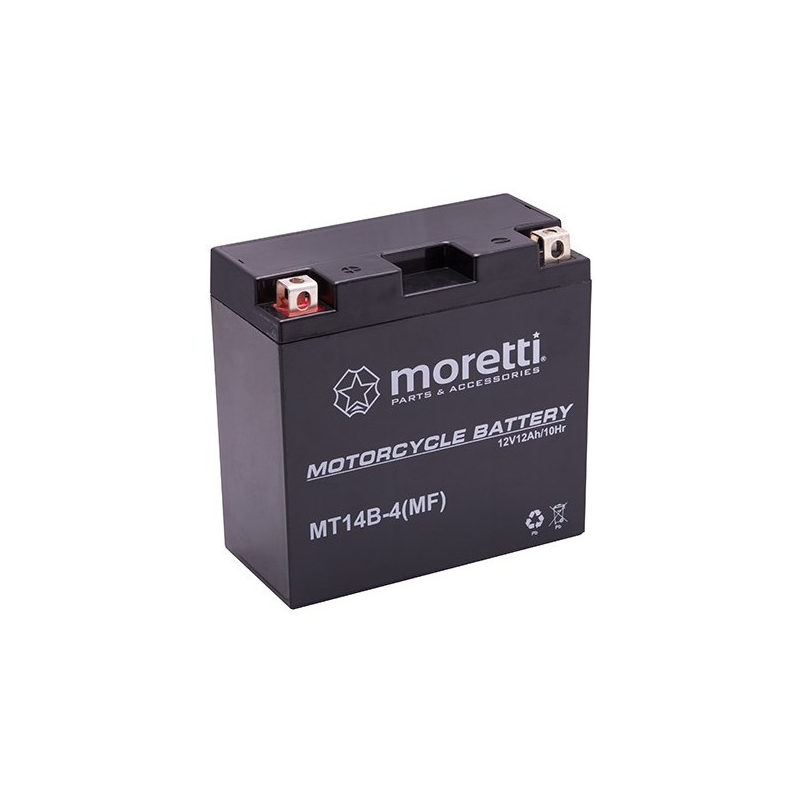 Moretti MT14B-4 gelska baterija brez vzdrževanja, 12V 12Ah
