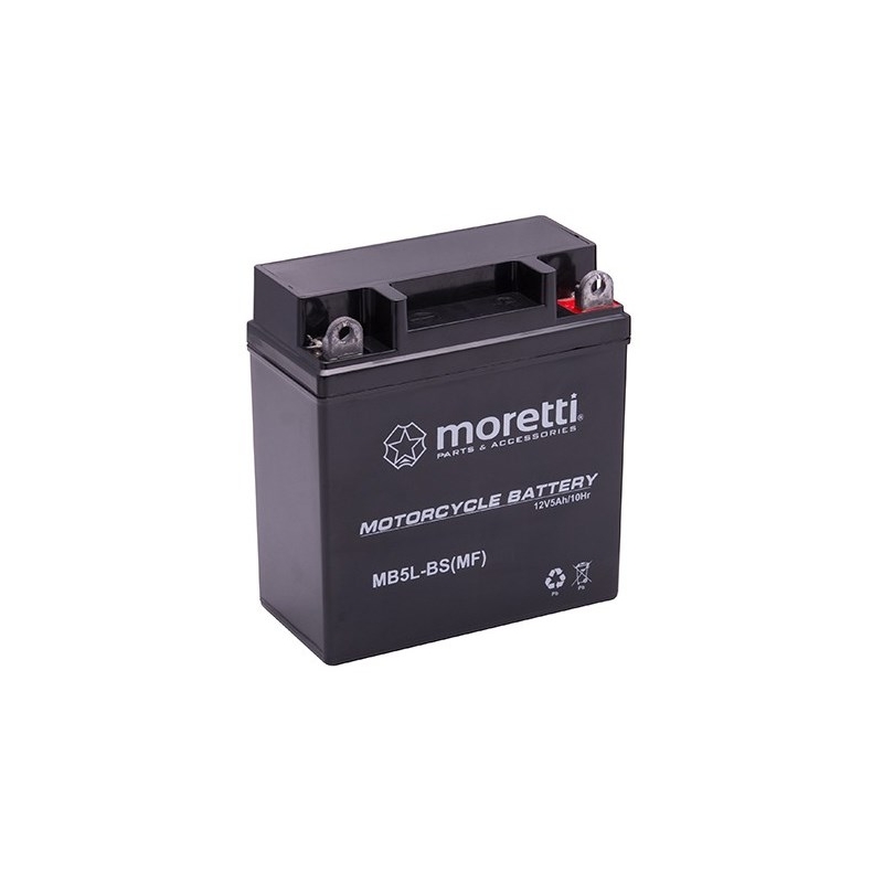 Gelska baterija brez vzdrževanja Moretti MB5L-BS, 12V 5Ah razprodaja
