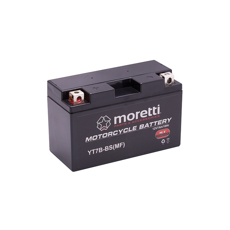 Gelska baterija brez vzdrževanja Moretti MT7B-BS, 12V 7Ah razprodaja