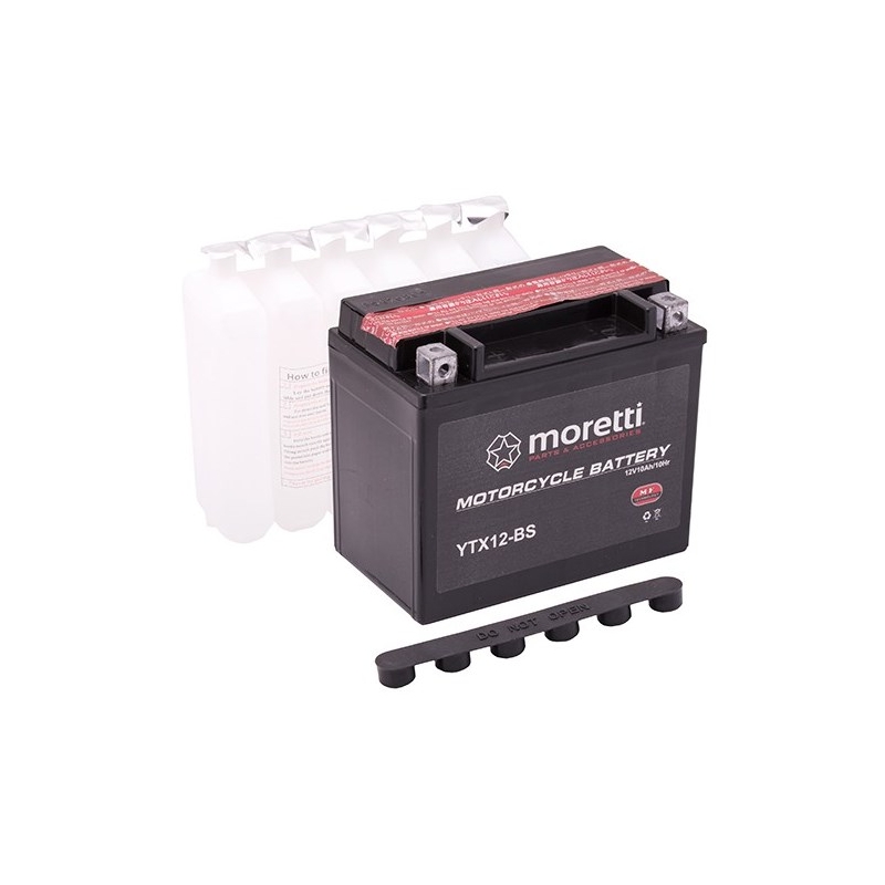 Konvencionalna baterija za motorno kolo Moretti MTX12-BS, 12V 10Ah