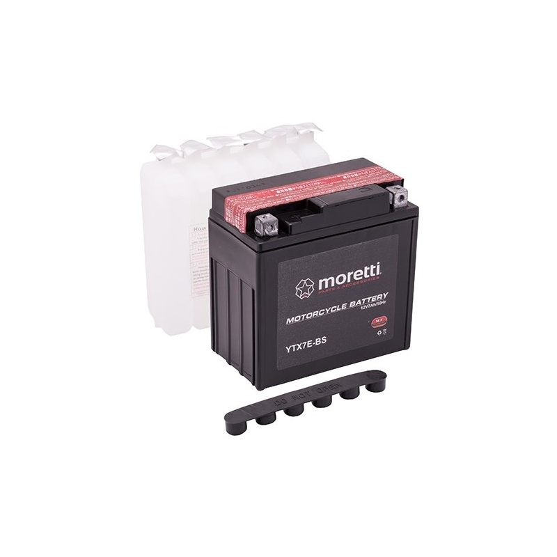 Moretti MTX7E-BS akumulator za motorna kolesa brez vzdrževanja, 12V 7Ah