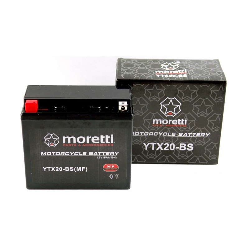 Gelska baterija brez vzdrževanja Moretti MTX20-BS,12V 18Ah